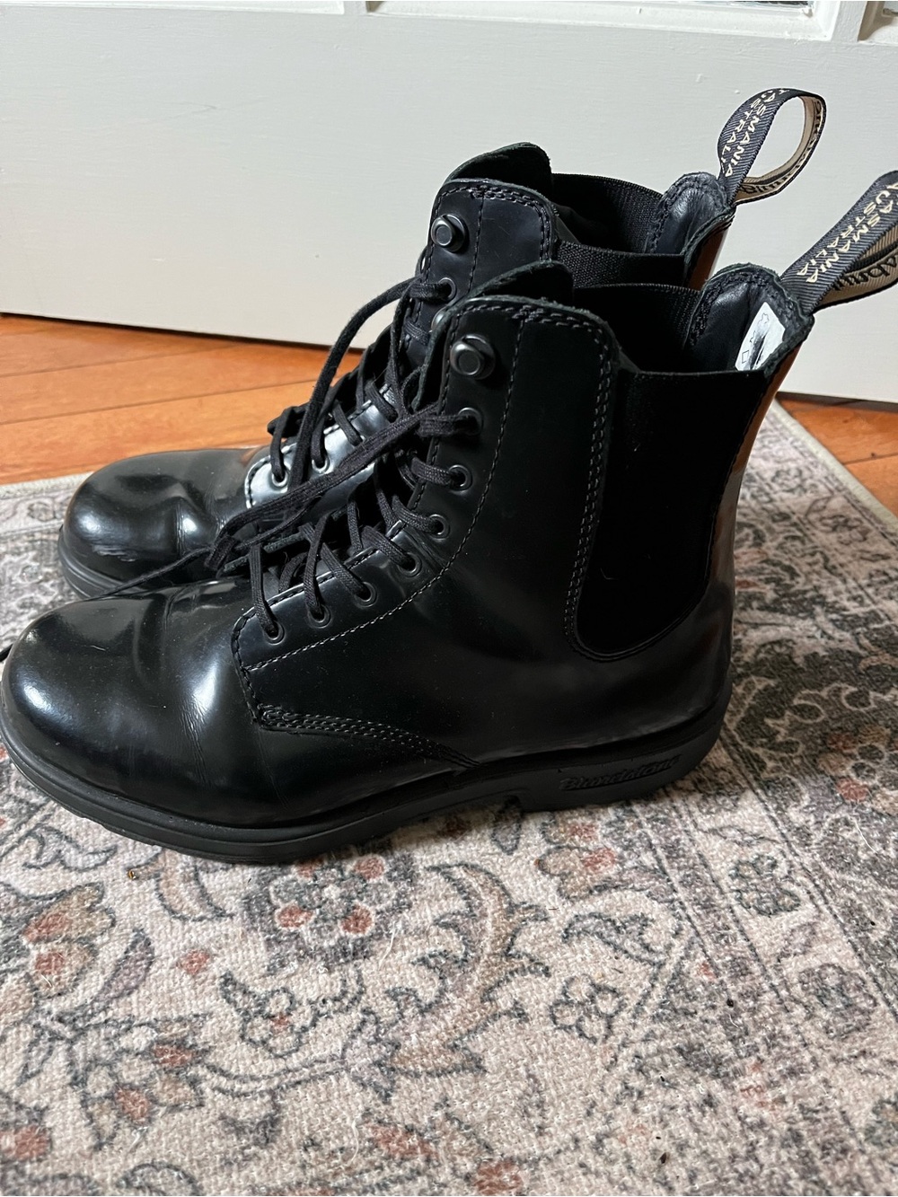 Blundstone Black Leather Lace-Up boots
